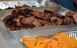 Texas barbecue is famous for beef brisket and as a bonus for barbecue fans, it has many healthful traits. (Texas A&M AgriLife Research photo by Blair Fannin)