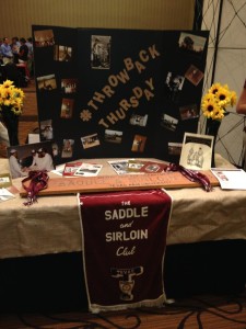 Saddle and Sirloin's throwback inspired display for the Pride of Schools Fair