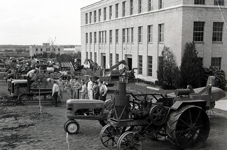 In the early years, the department would host an Agricultural Engineering Fair to demonstrate the newest technologies.