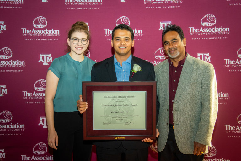 Varun Gejji Awarded Distinguished Graduate Student