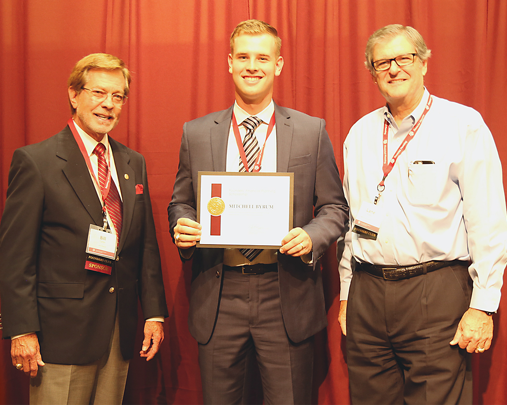 Founders Financial Planning Scholarship winner Mitchell Byrum