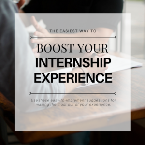 Boost your internship gray