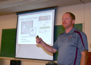 Dr. Scott Nolte giving presentation
