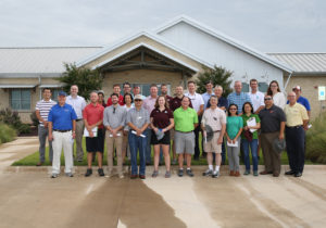 group of 28 turfgrass researchers